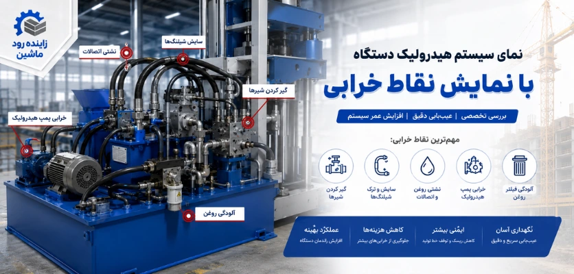 سیستم هیدرولیک - خرابی دستگاه بلوک زن