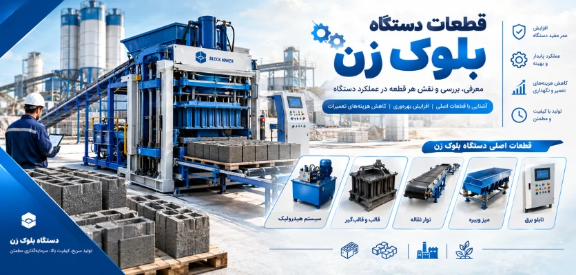 قطعات دستگاه بلوک زن - بلوک زنی یا موزاییک سازی